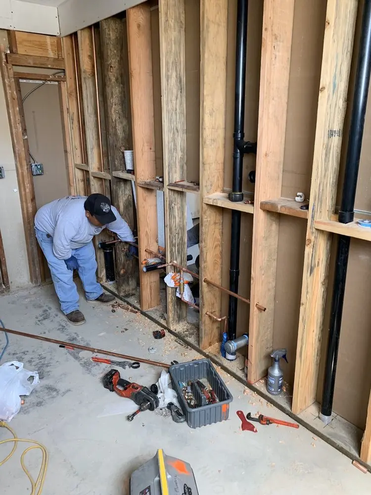 Commercial rough-in plumbing for Gas Line Repair in Ponderosa Village